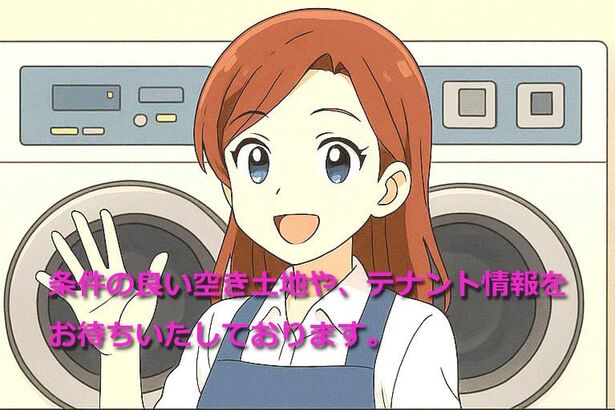 立地条件のよい土地やテナントをご紹介ください